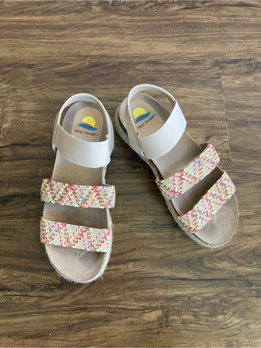 Sunrise Multi-Bead Slingback Sandal - Maui Island